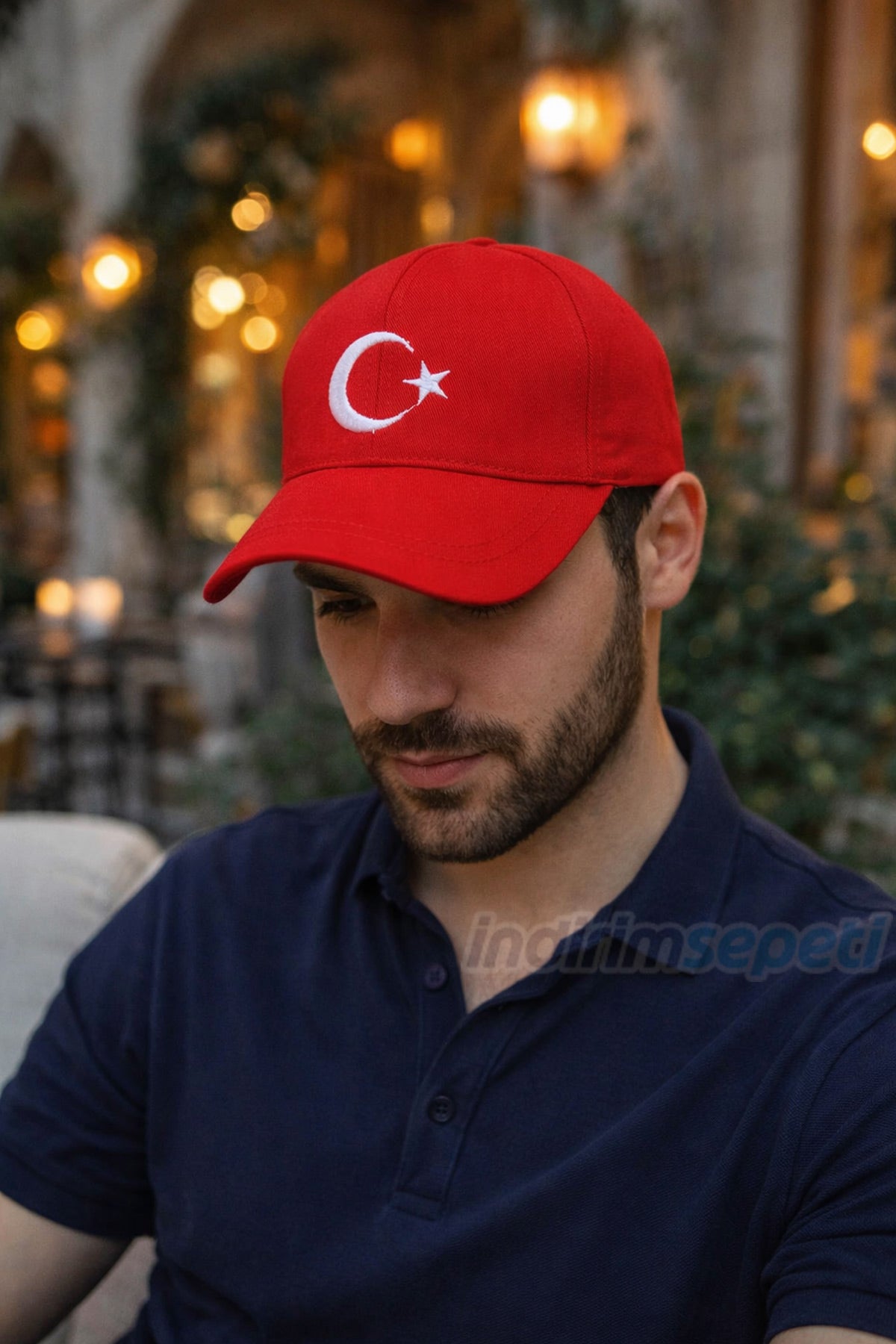 Kırmızı Ayyıldız Mevsimlik Şapka – Nakışlı, Sağlam Dikişli Unisex Türk Bayraklı Spor Kep