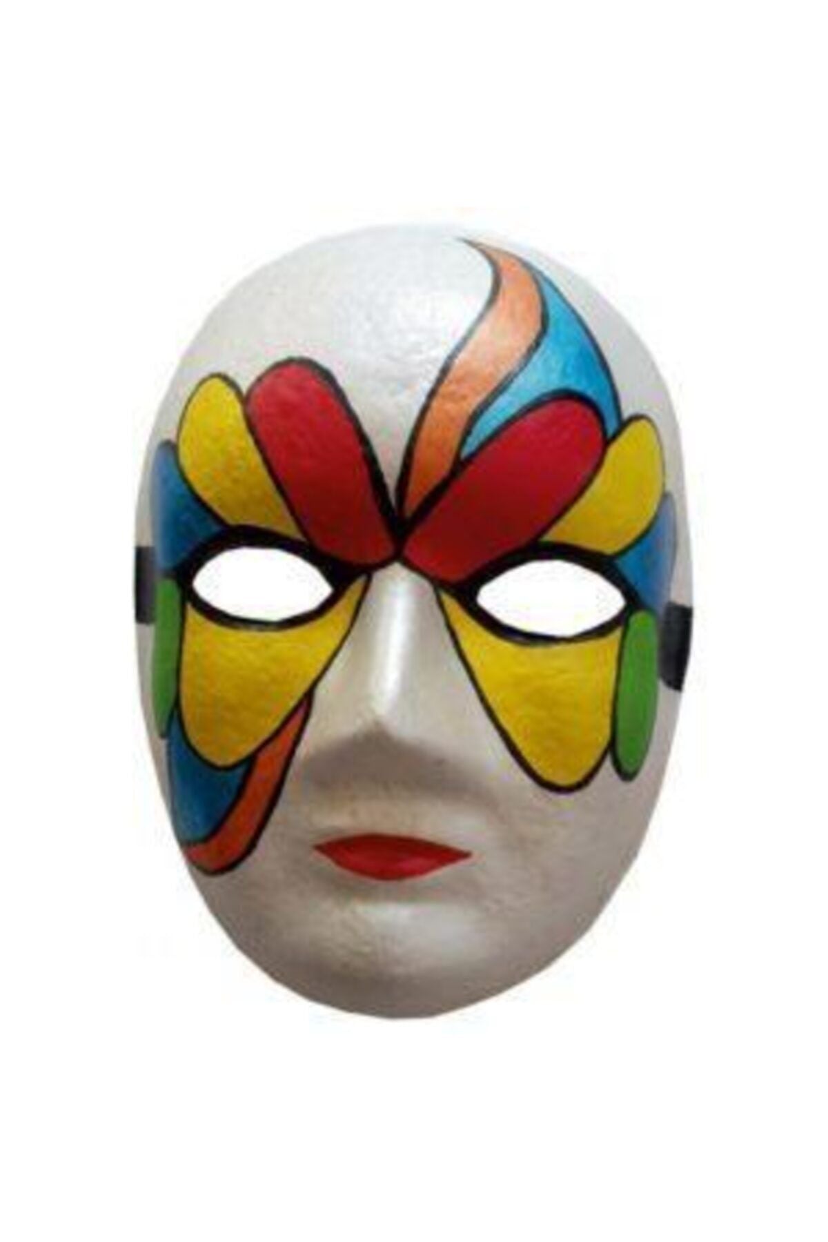 5 Adet, Karton Maske, Boyanabilir, Eğitici Maske Boyama, Etkinlik ve Hobi Maskesi - Detay