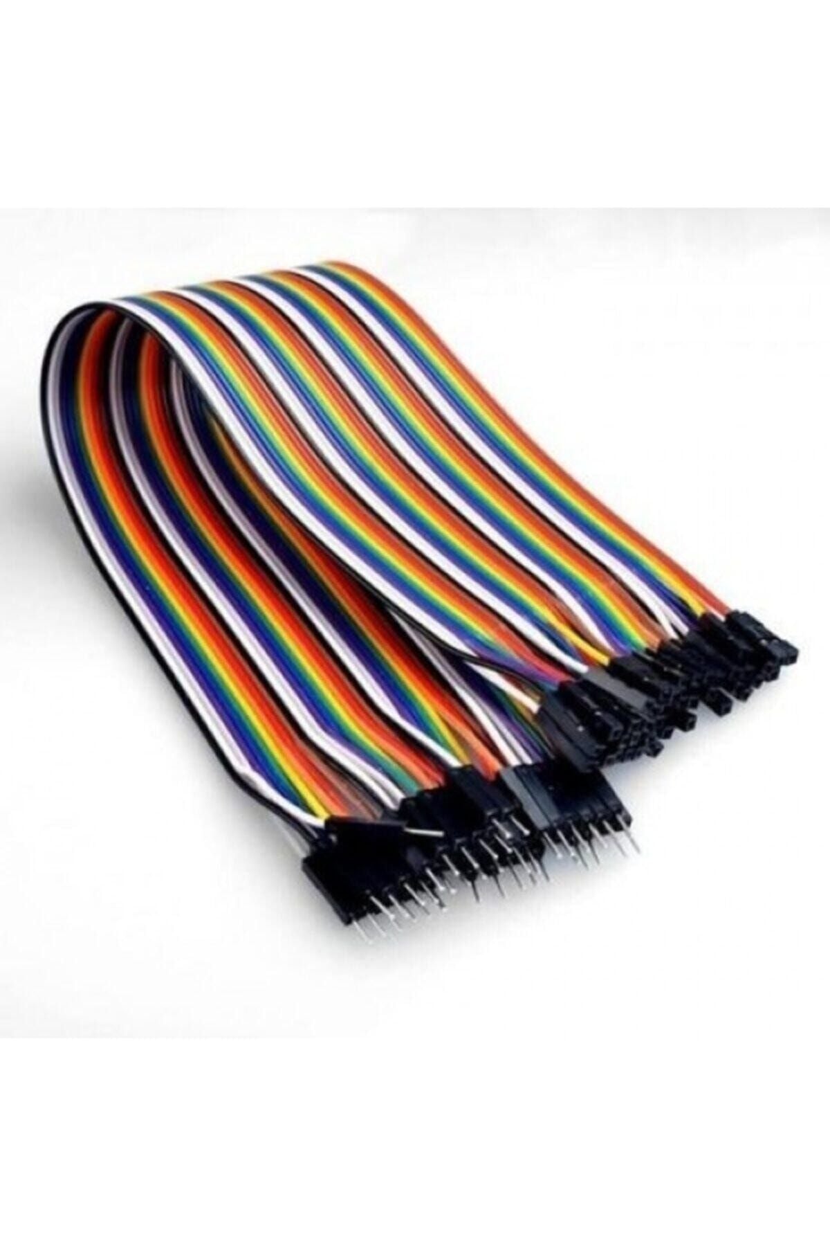 Erkek Dişi Jumper Kablo 40’lı 15 cm - Görsel 2