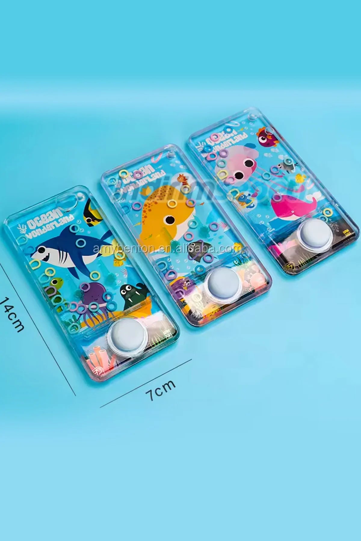 Unicorn Temalı Suda Halka Geçirme Oyunu Su Atarisi  11x6cm - Görsel 2
