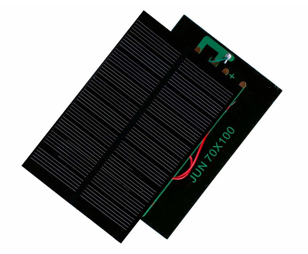 Güneş Paneli 20cmx13cm 12 Volt 500 Mah + Ve - Uç Kablolu Solar 6 Watt