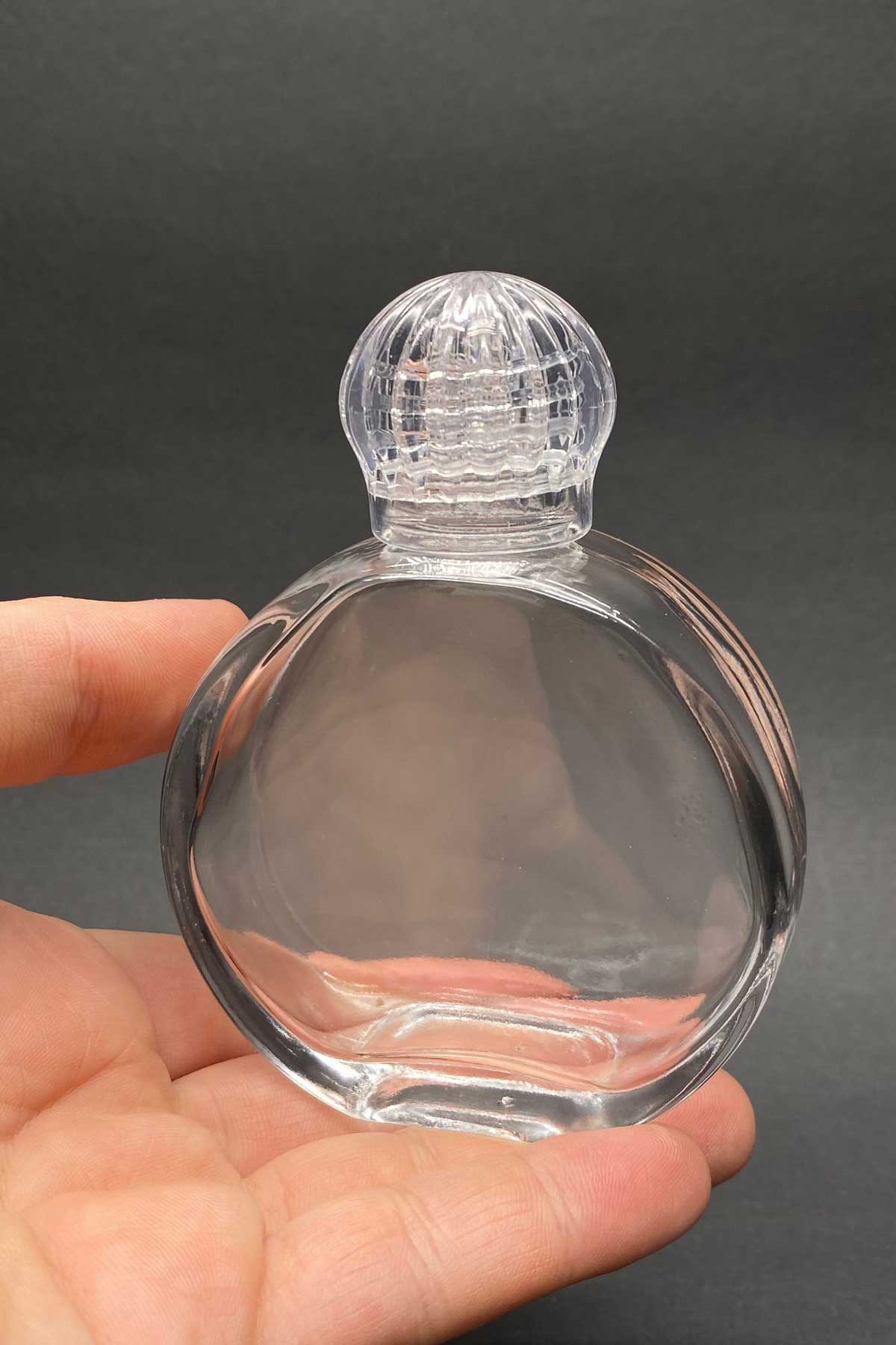 50 ml 0VAL Hediyelik Cam Kolonya Şişesi Düğün, Nişan Için Hediyelik Kolonya Şişeleri - Görsel 2
