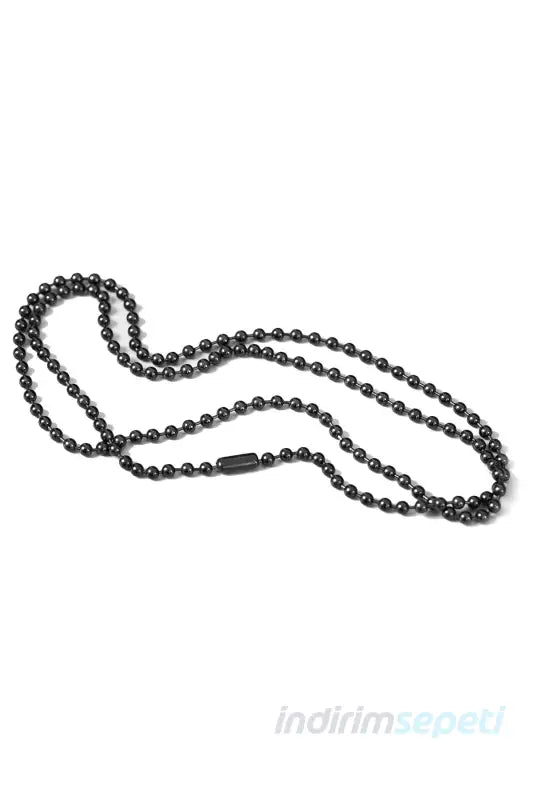 Boncuk Zincir Kolye Ayarlanabilir Takı Zinciri, Küçük Boncuk Top Zincir Kolye 70 cm - Görsel 2