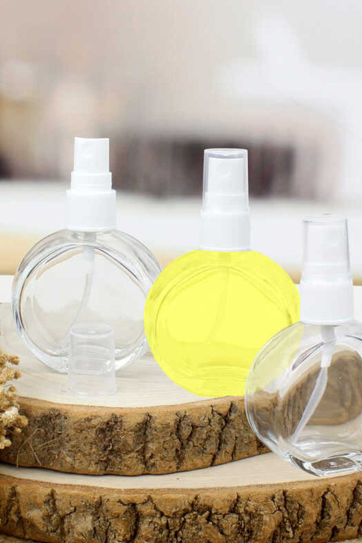 Cam Şişe 50 ml Fısfıs Hediyelik Cam Kolonya Şişesi Düğün, Nişan, Söz  Hediyelik Kolonya Şişe