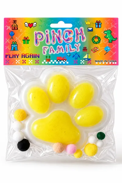 Büyük Boy Pati Squishy Taba Squishy Kedi Pati Sıkma 14 cm Pullu Pati Sukuşi Karışık Renk
